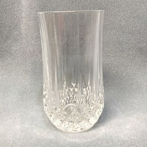 3 (Three)-10 Oz Flat Tumbler Longchamp (Clear) by CRISTAL D'ARQUES-DURAND